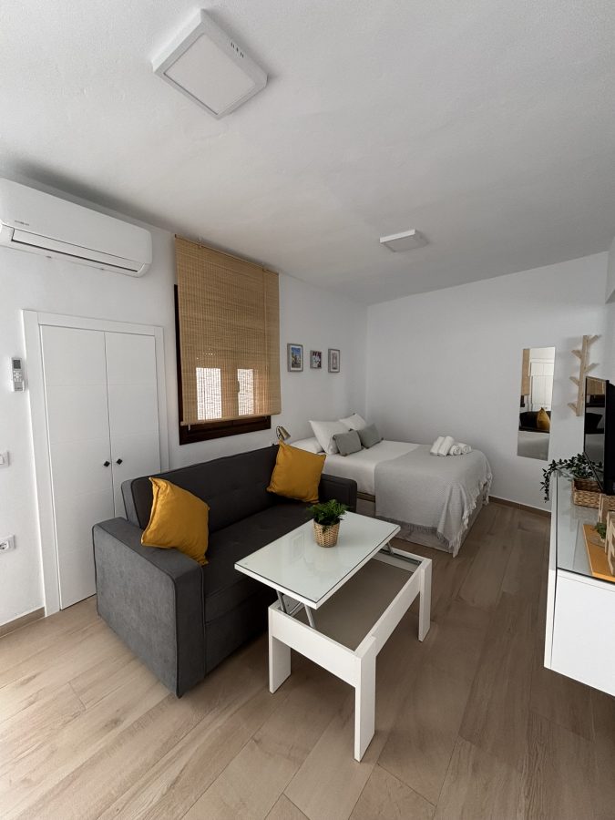 Interior y espacios del Loft la Abuela en Vejer